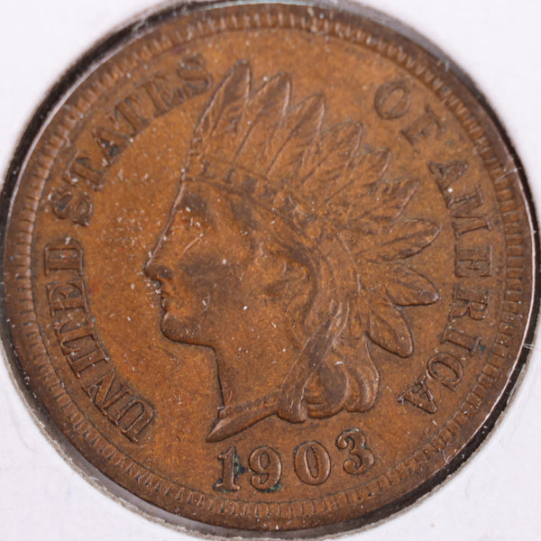 1903 Indian Head Cent, Extra Fine Circulated Coin, Store #CT0400