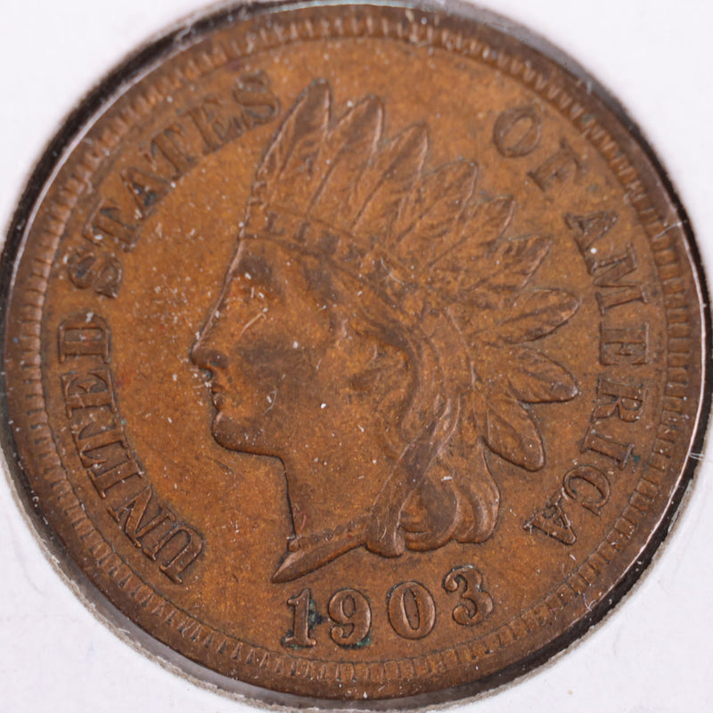 1903 Indian Head Cent, Extra Fine Circulated Coin, Store