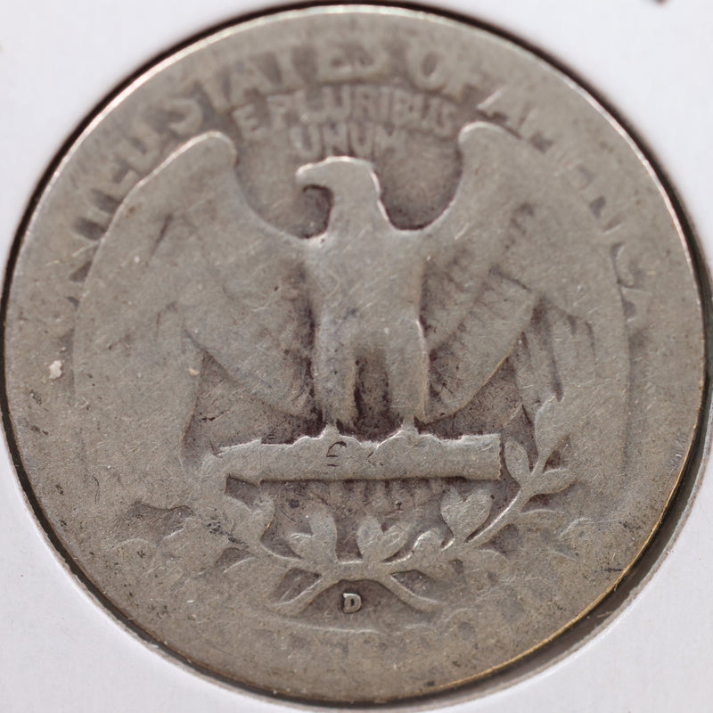1940-D Washington Quarter, Good Circulated Coin, Store