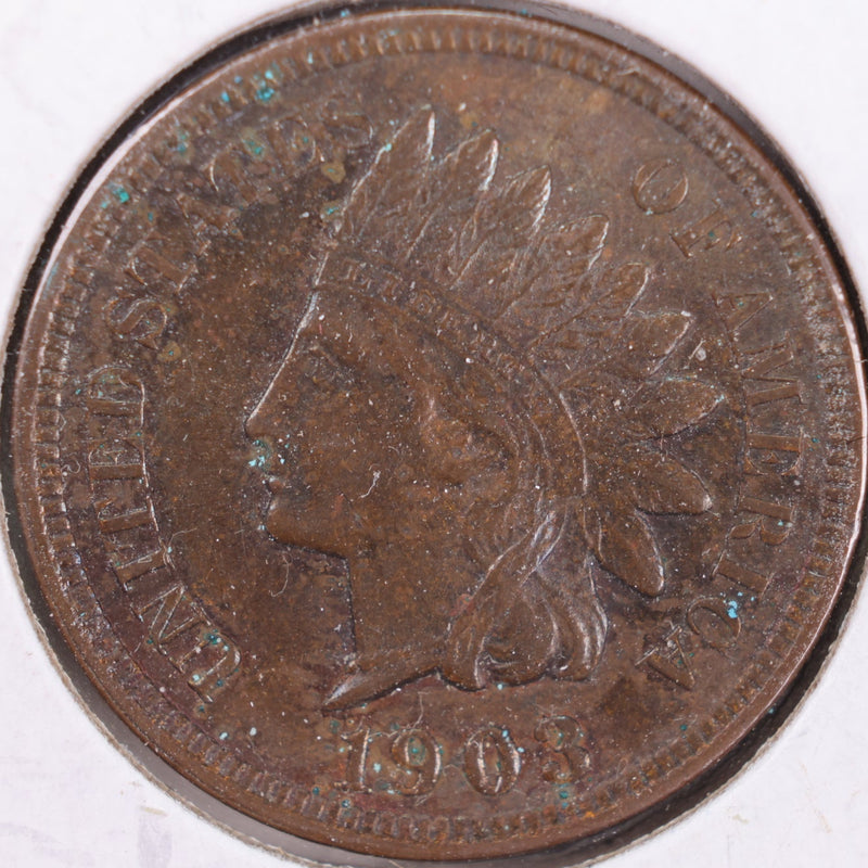 1903 Indian Head Cent, Mint State Uncirculated Coin, Store