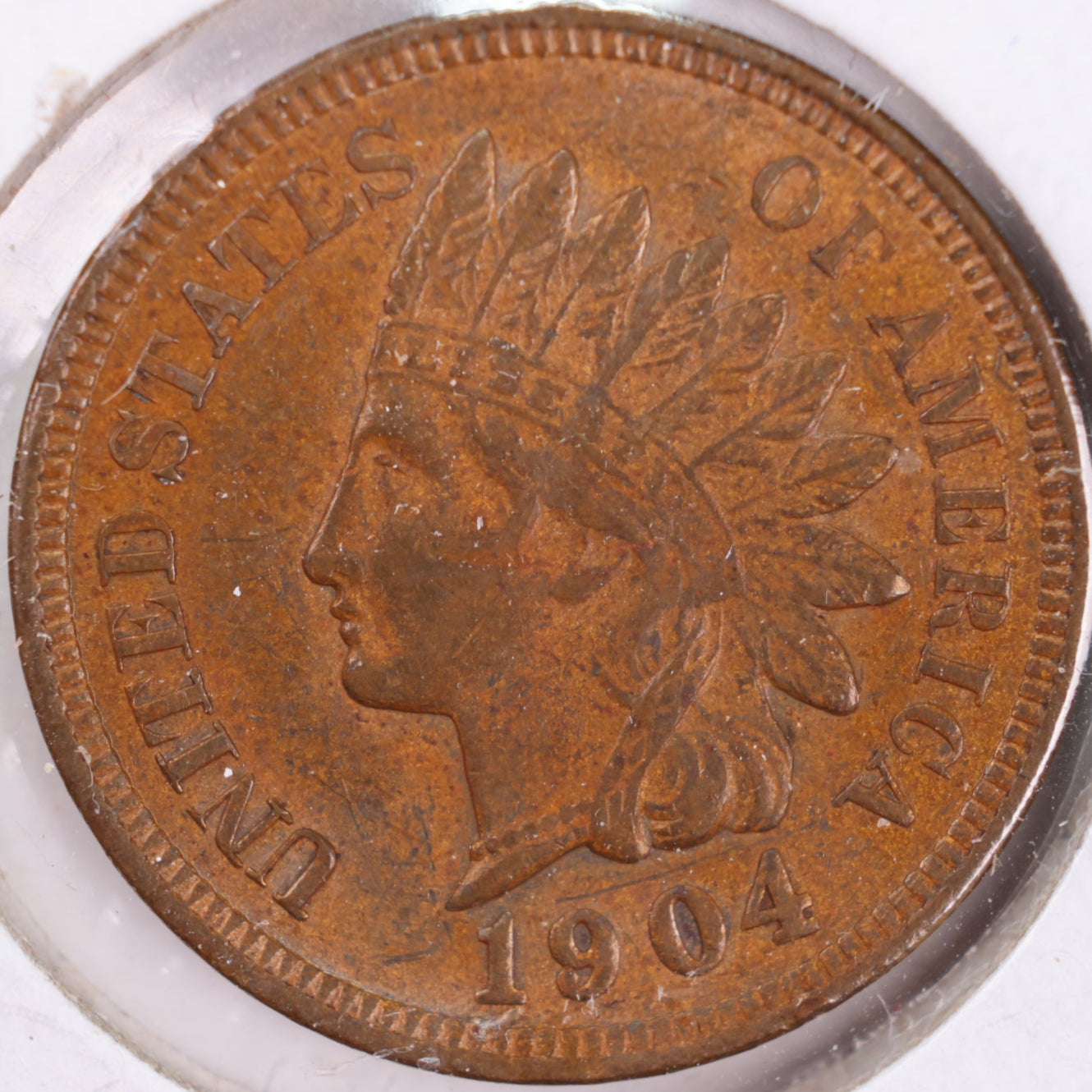1904 Indian Head Cent, Abt Uncirculated+ Coin, Store #CT0406