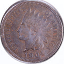 1904 Indian Head Cent, Very Fine Circulated Coin, Store