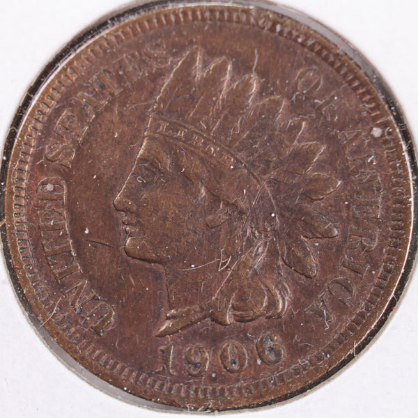 1906 Indian Head Cent, Mint State Uncirculated Coin, Store #CT0415