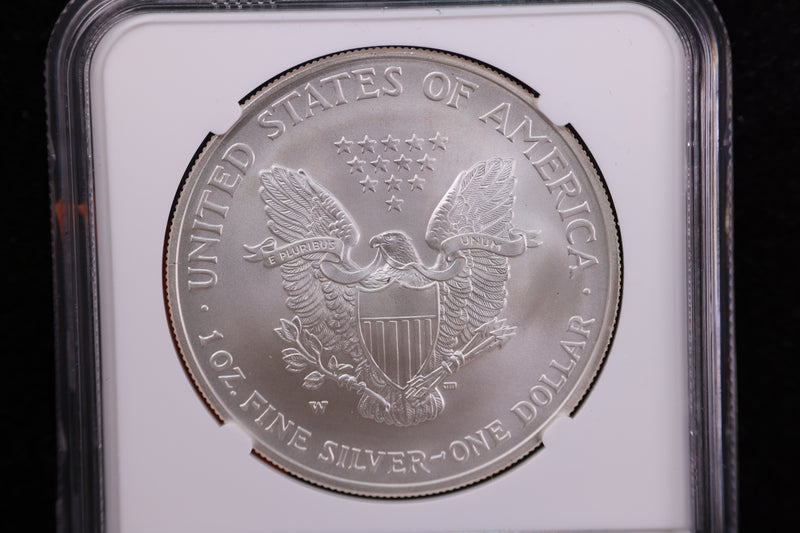 20008-W, American Silver Eagle, Reverse of 2007, NGC Certified. Store