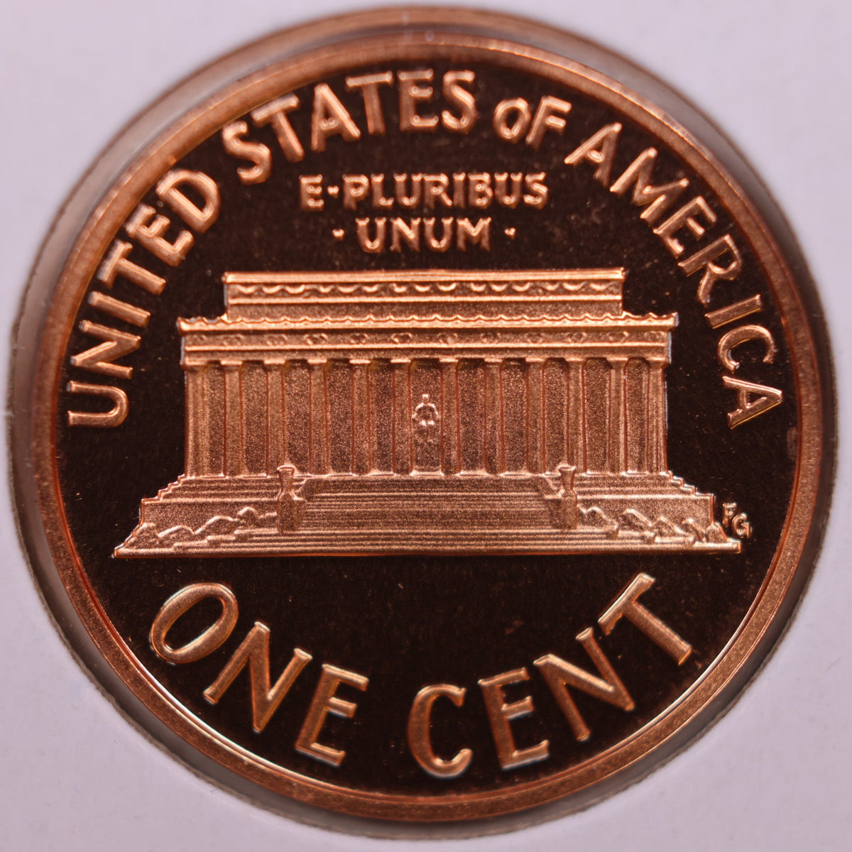 1990-S Lincoln Memorial Cent, Proof Uncirculated Coin, Store #CT1752