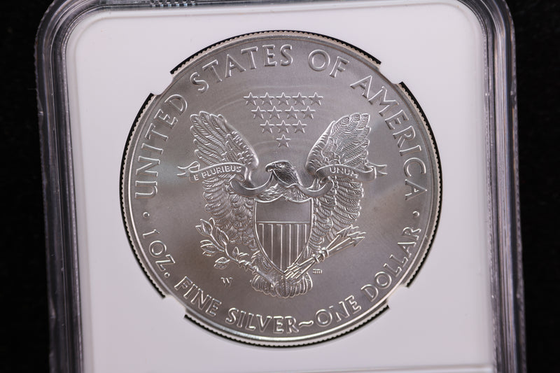2011-W, American Silver Eagle, Reverse of 2007, NGC Certified. Store