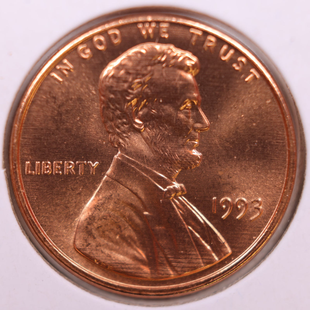 1993 Lincoln Memorial Cent, Uncirculated Coin, Store #CT1758
