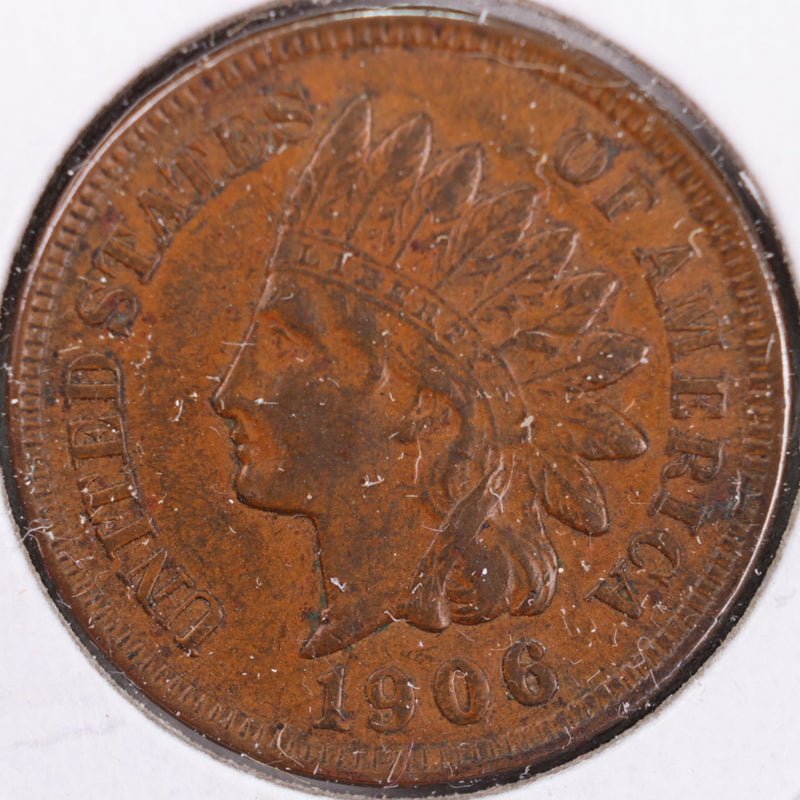 1906 Indian Head Cent, Extra Fine Circulated Coin, Store