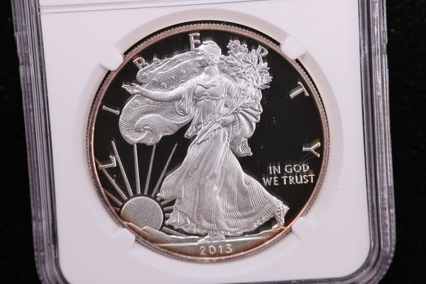 2013-W American Silver Eagle, Proof Strike, NGC Certified. Store #23082381