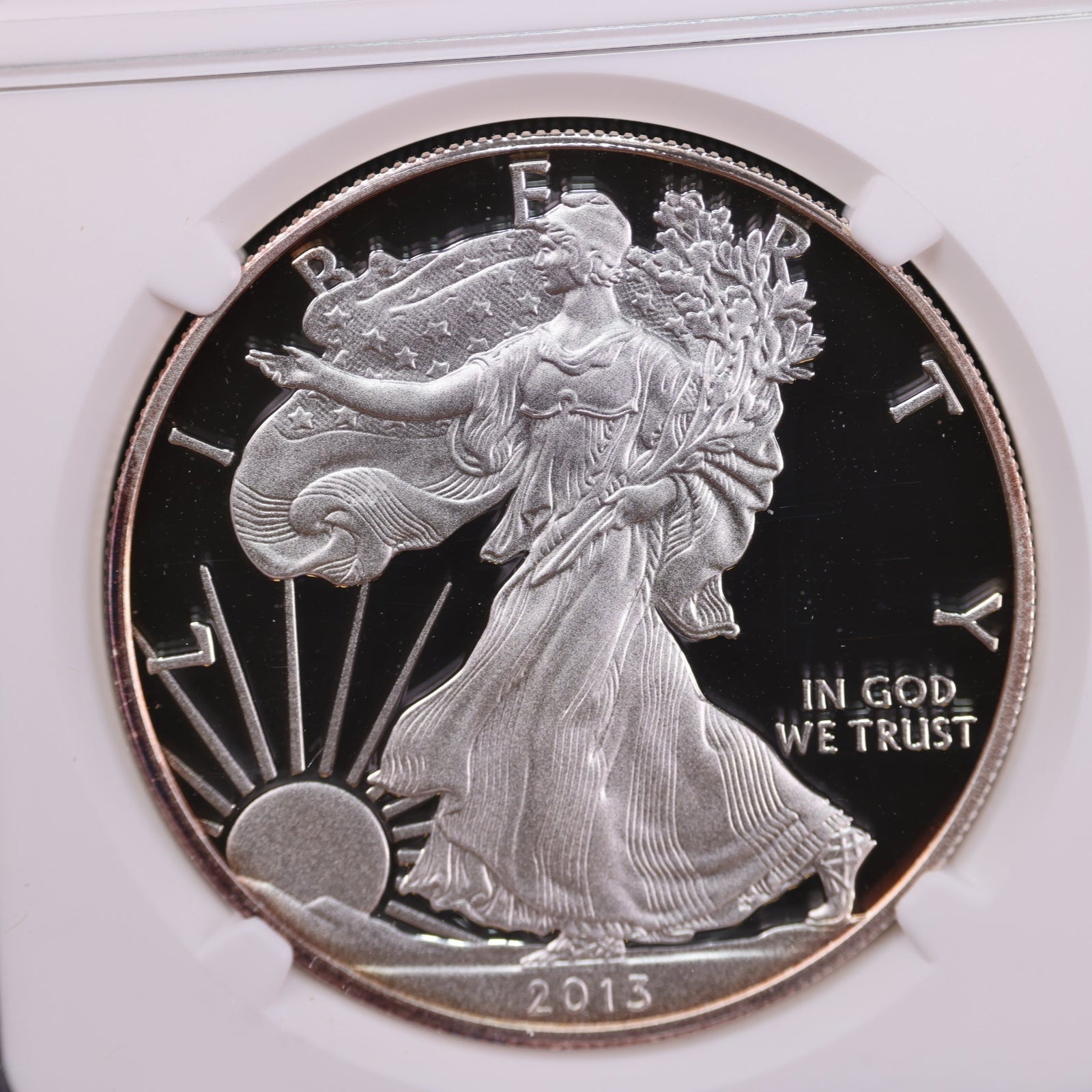 2013-W American Silver Eagle, Proof Strike, NGC Certified. Store #23082382