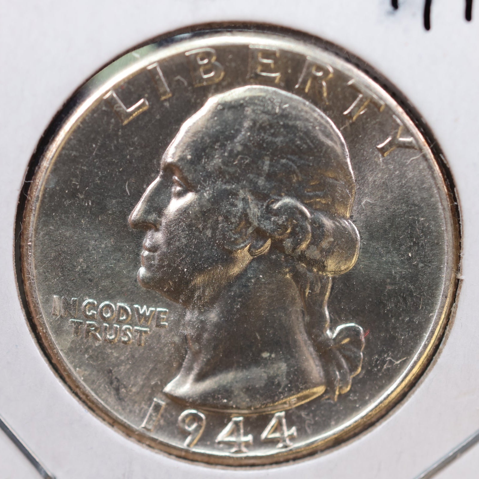 1944 Washington Quarter, Mint State Uncirculated Coin, Store #QR997