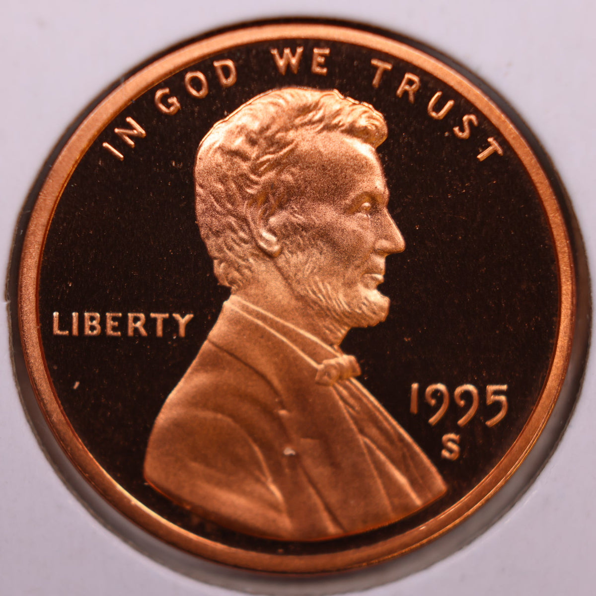 1995-S Lincoln Memorial Cent, Proof Uncirculated Coin, Store #CT1766