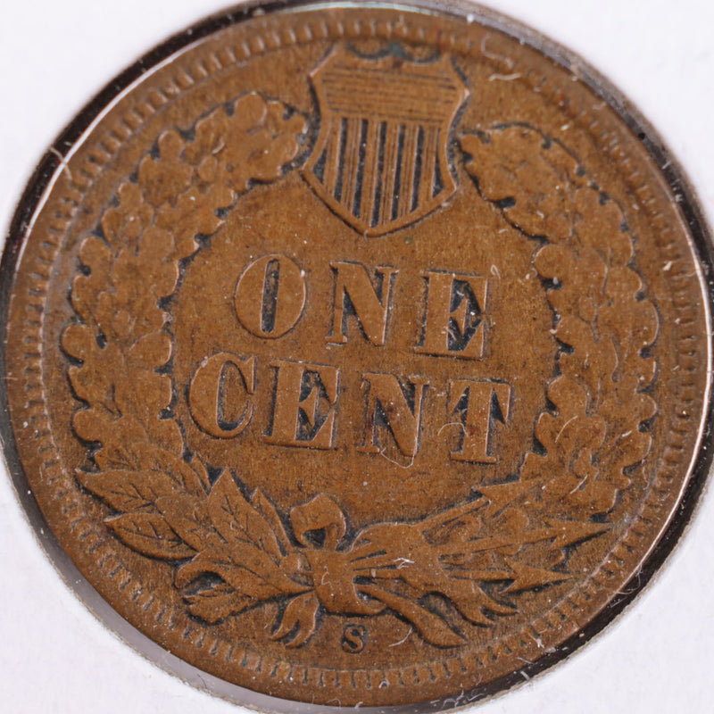 1908-S Indian Head Cent, Very Fine Circulated Coin, Store