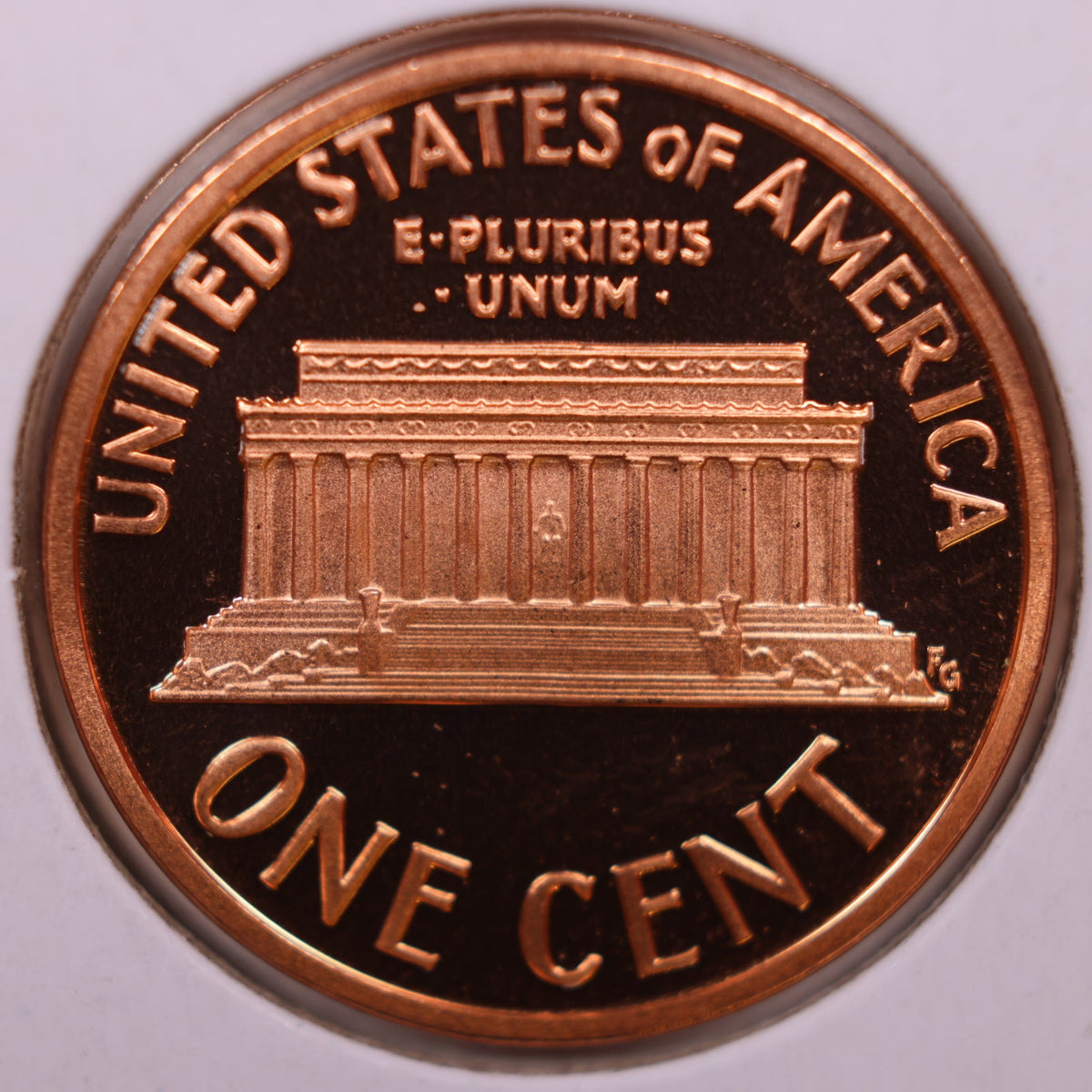 1996-S Lincoln Memorial Cent, Proof Uncirculated Coin, Store #CT1769