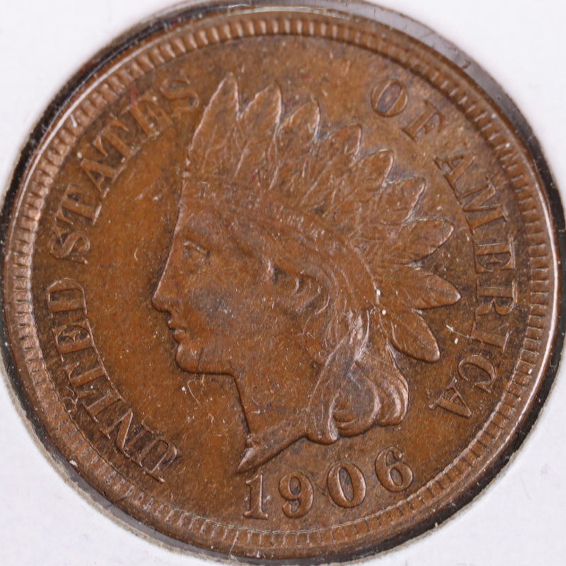 1906 Indian Head Cent, Mint State Uncirculated Coin, Store