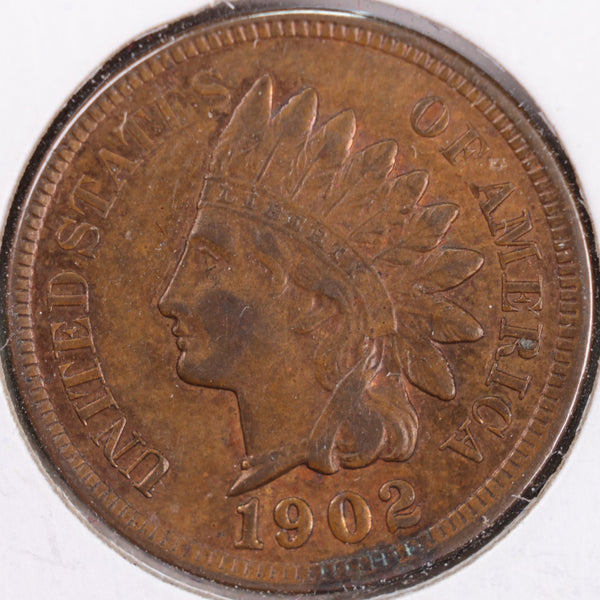 1902 Indian Head Cent, Mint State Uncirculated Coin, Store #CT0438