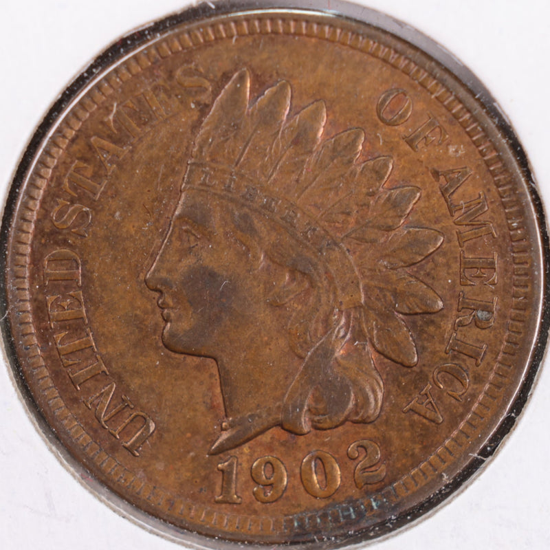 1902 Indian Head Cent, Mint State Uncirculated Coin, Store
