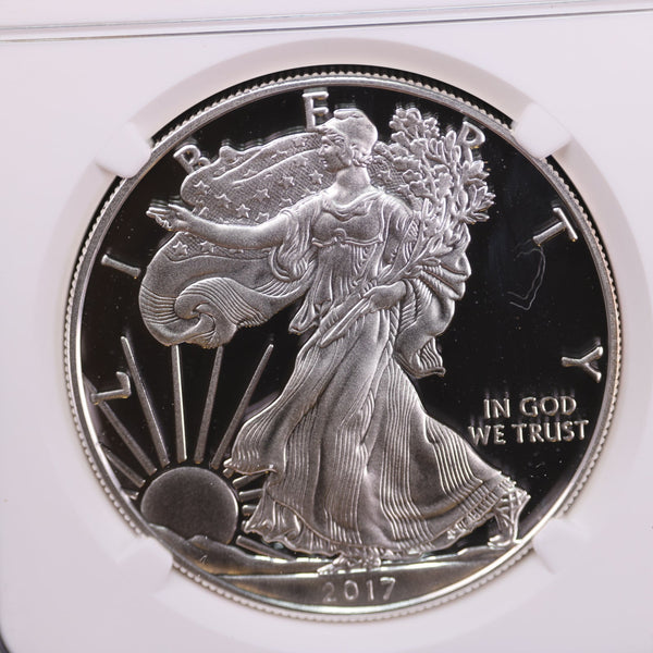 2017-W American Silver Eagle, Proof Strike, NGC Certified. Store #23082392