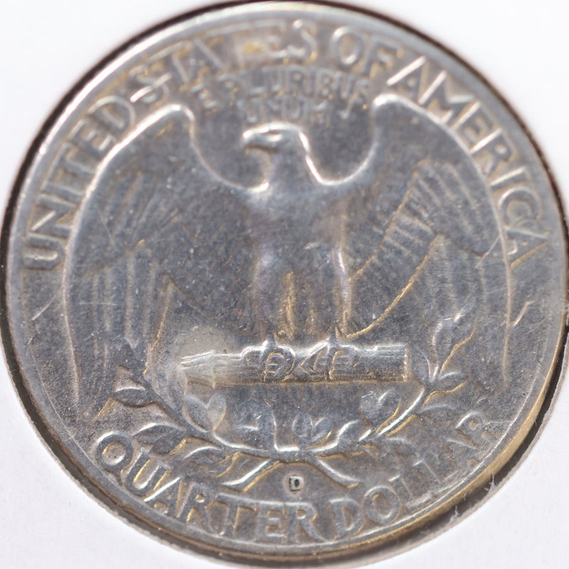1945-D Washington Quarter, Extra Fine+ Circulated Coin, Store