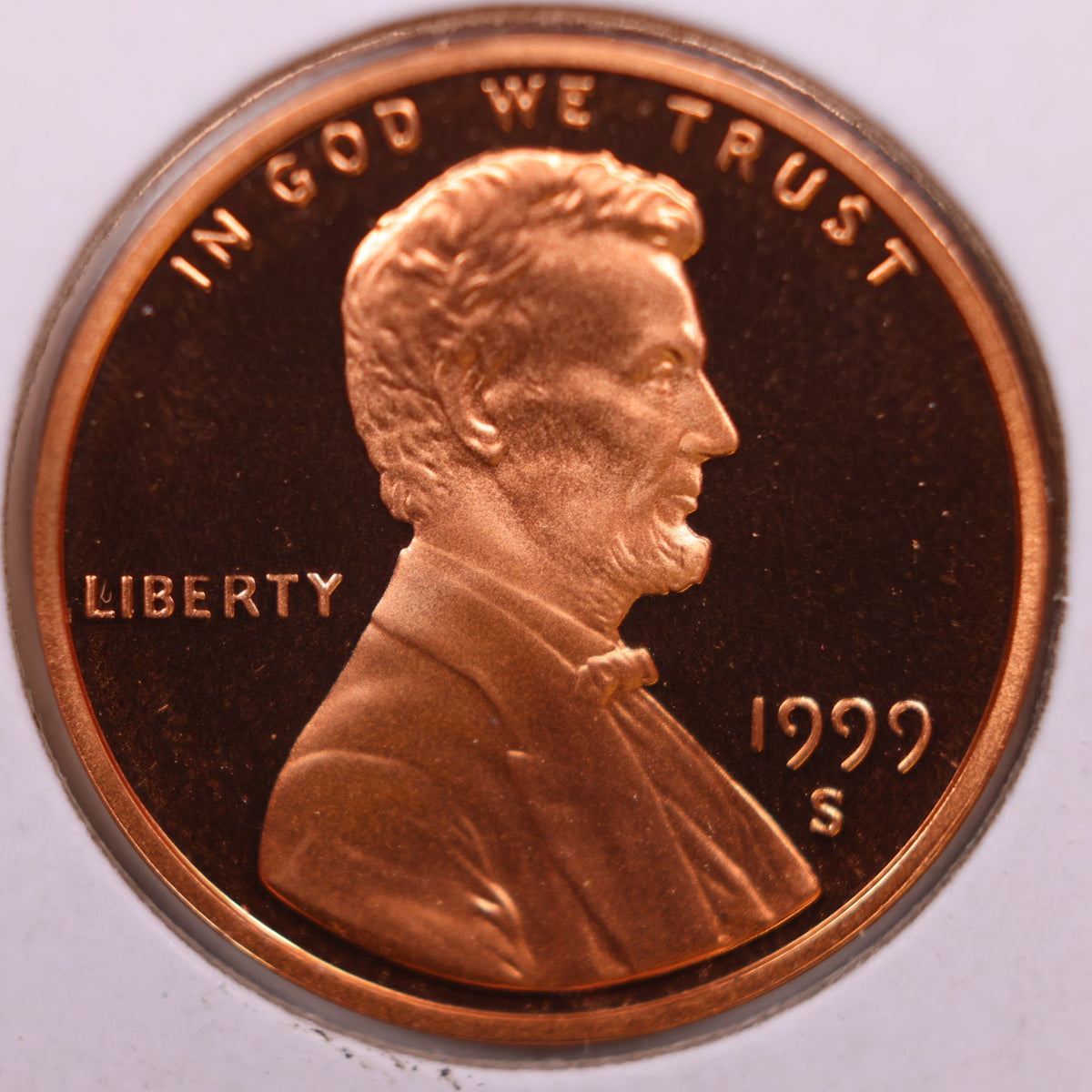1999-S Lincoln Memorial Cent, Proof Uncirculated Coin, Store #CT1778