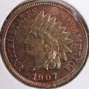 1907 Indian Head Cent, Mint State Uncirculated Coin, Store