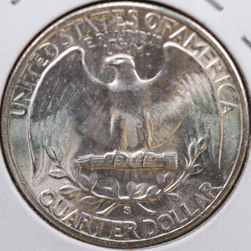 1945-S Washington Quarter, Mint State Uncirculated Coin, Store