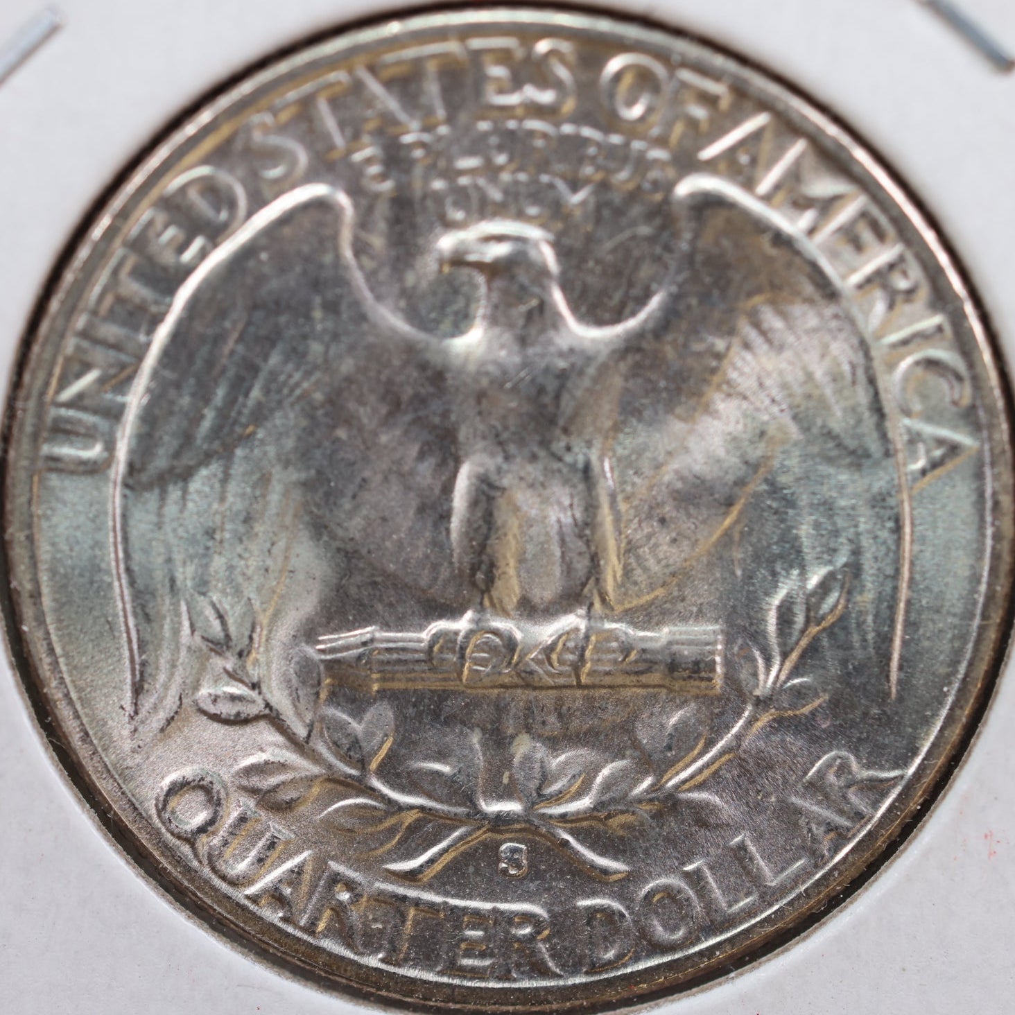 1945-S Washington Quarter, Mint State Uncirculated Coin, Store #QR1005