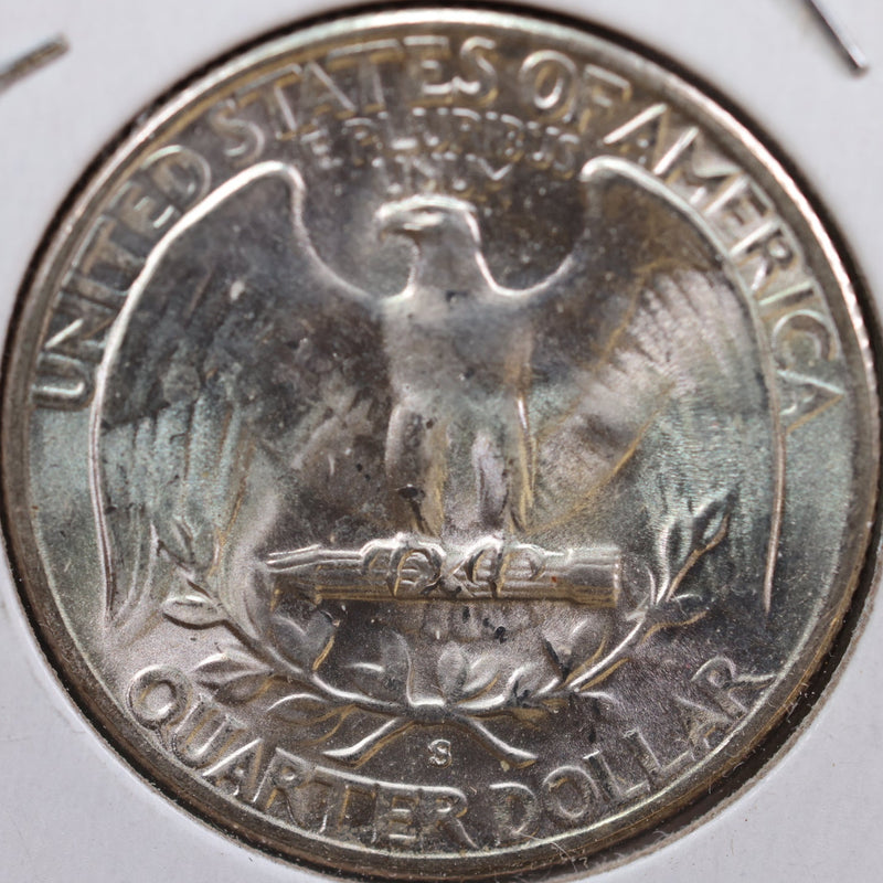 1945-S Washington Quarter, Mint State Uncirculated Coin, Store