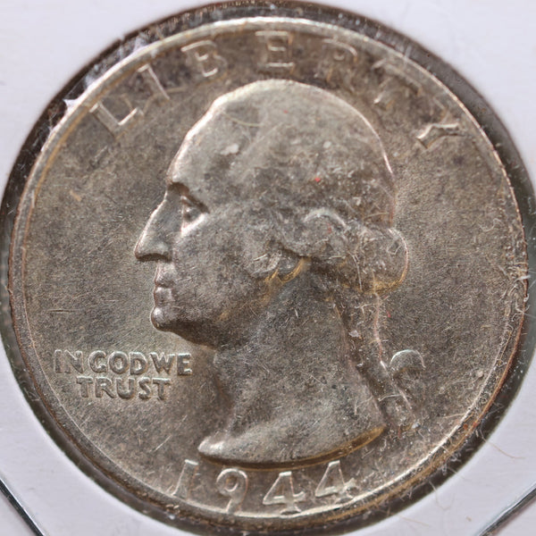 1944-S Washington Quarter, Mint State Uncirculated Coin, Store #QR1008