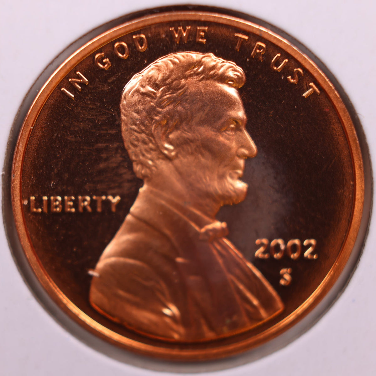 2002-S Lincoln Memorial Cent, Proof Uncirculated Coin, Store #CT1787
