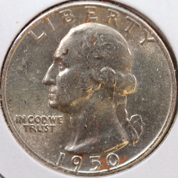 1950 Washington Quarter, Mint State Uncirculated Coin, Store #QR1013