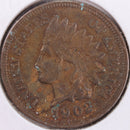 1902 Indian Head Cent, Extra Fine Circulated Coin, Store