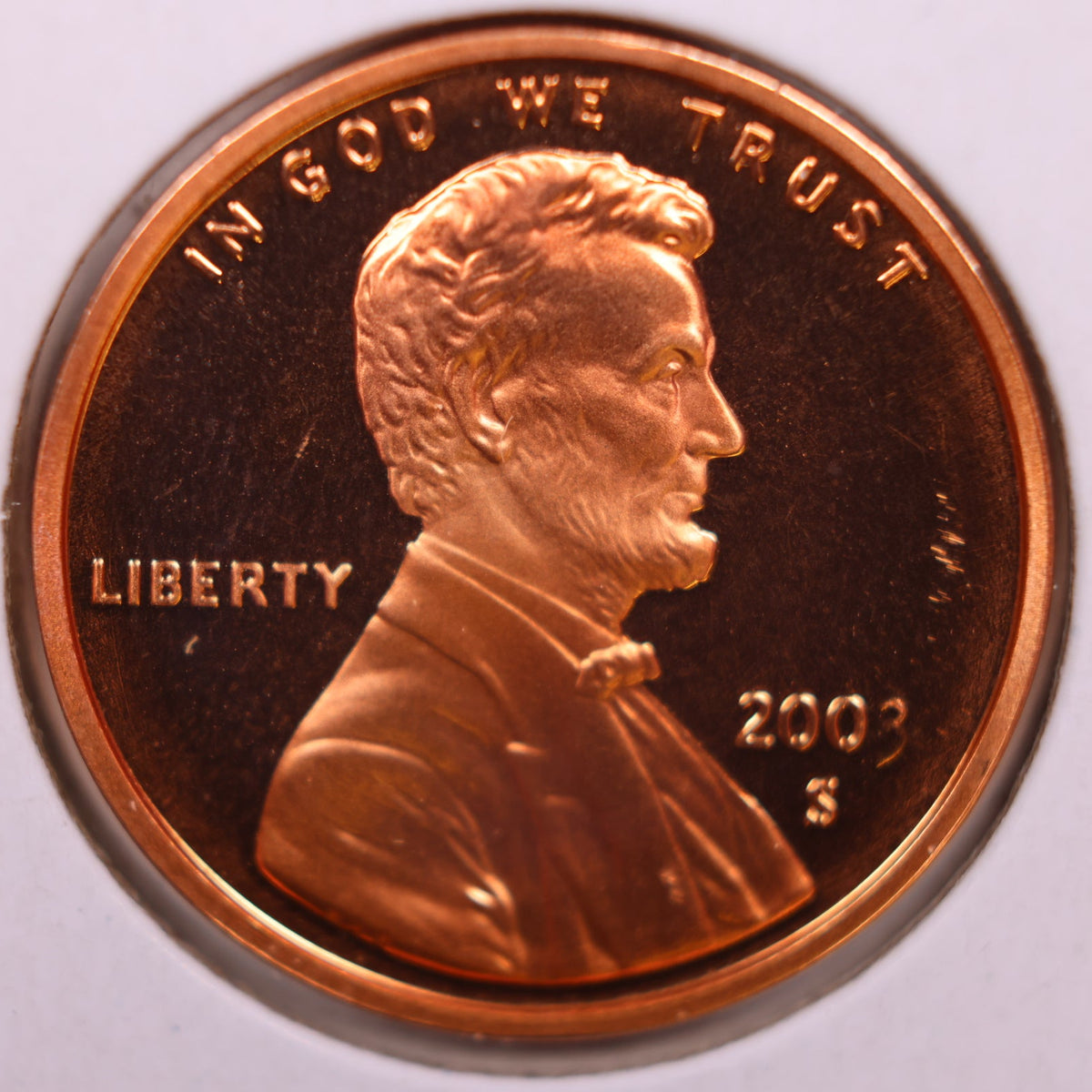 2003-S Lincoln Memorial Cent, Proof Uncirculated Coin, Store #CT1790