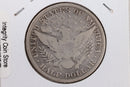1898 Barber Silver Half Dollar., Very Good., Circulated Coin., Store