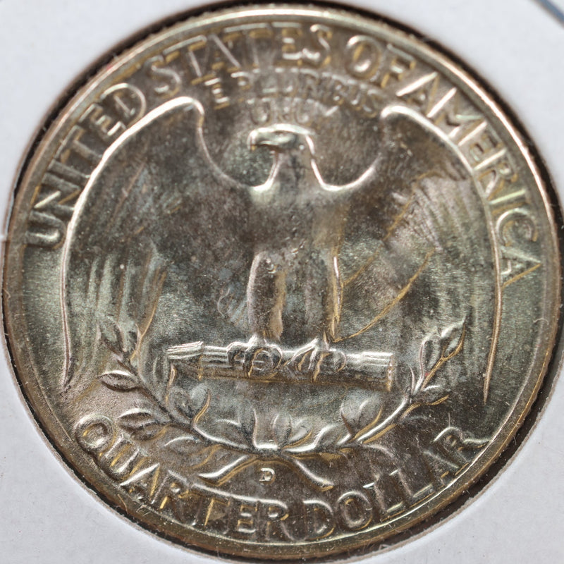 1950-D Washington Quarter, Mint State Uncirculated Coin, Store