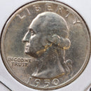 1950-D Washington Quarter, Mint State Uncirculated Coin, Store
