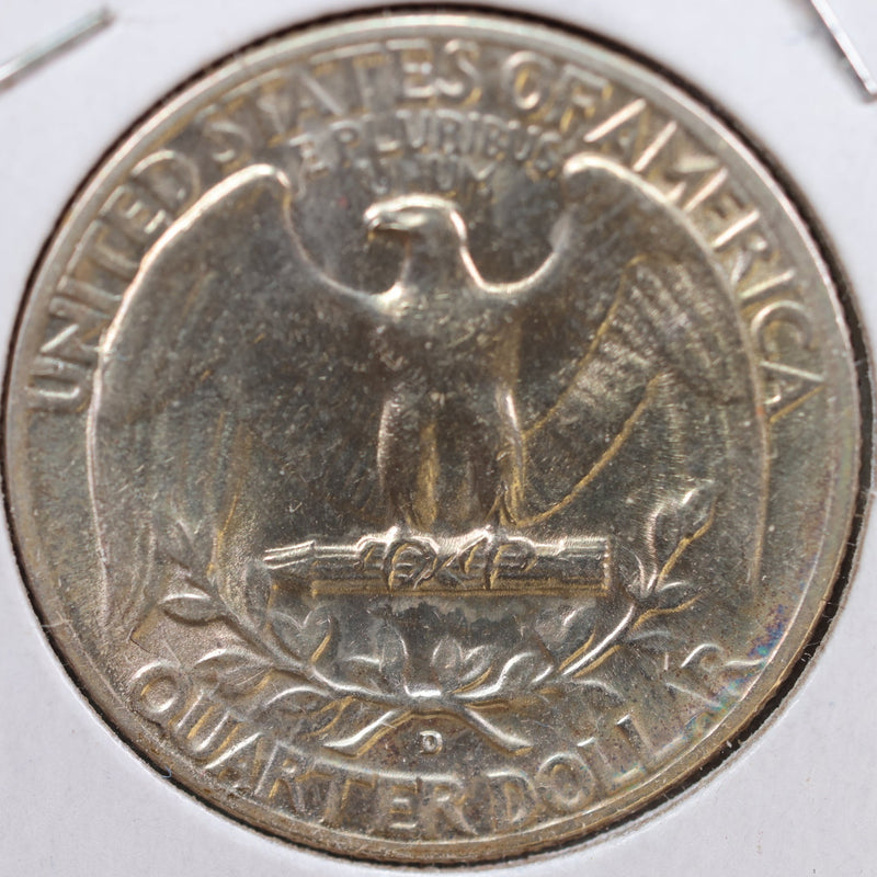 1950-D Washington Quarter, Mint State Uncirculated Coin, Store