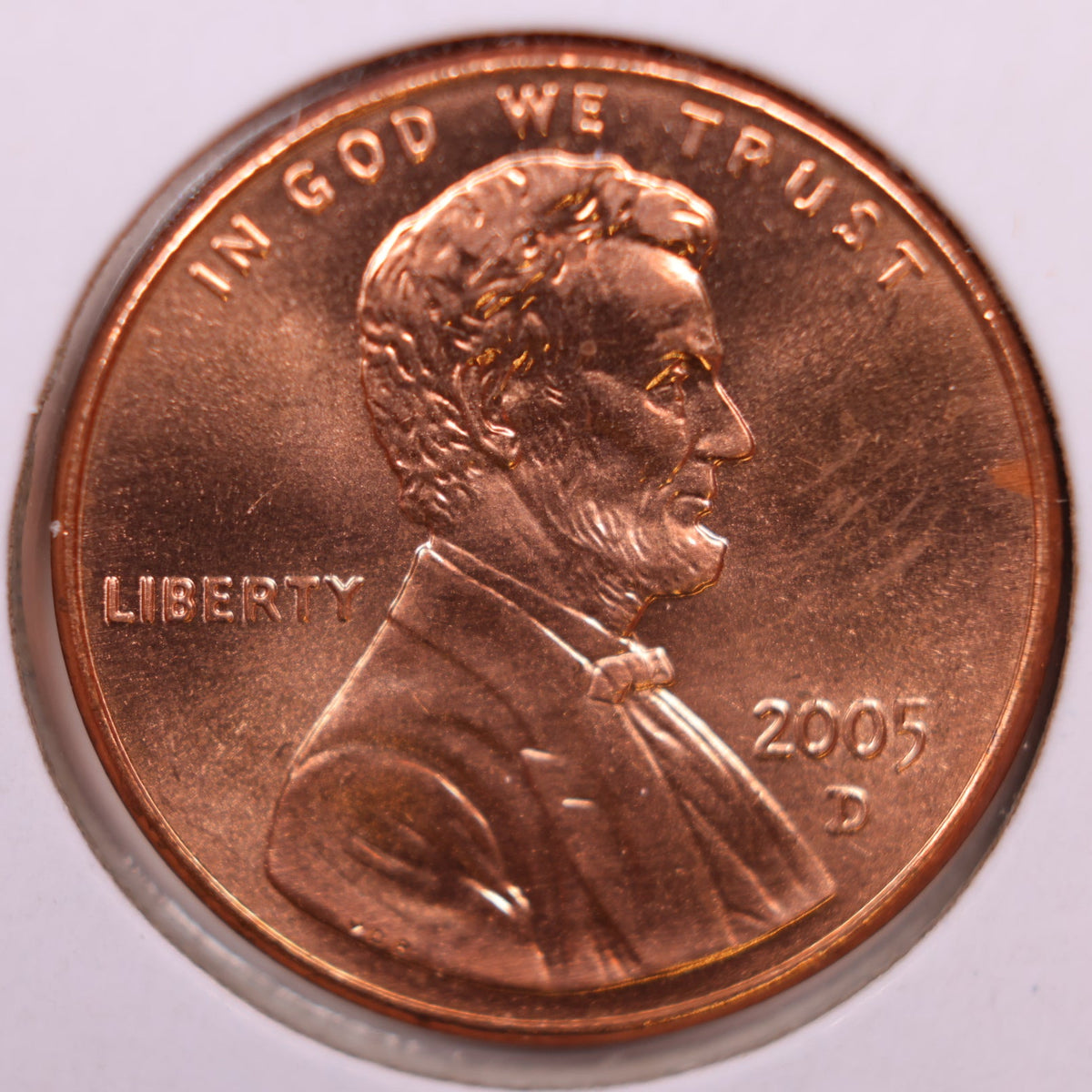 2005-D Lincoln Memorial Cent, Uncirculated Coin, Store #CT1795