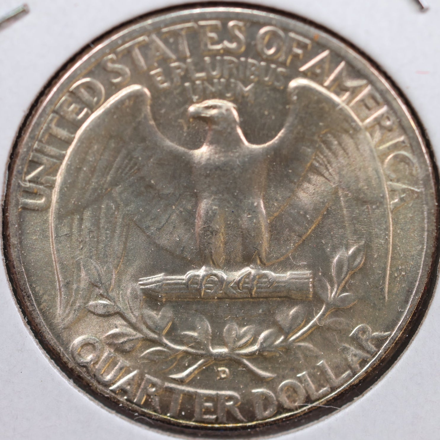 1950-D Washington Quarter, Mint State Uncirculated Coin, Store #QR1021