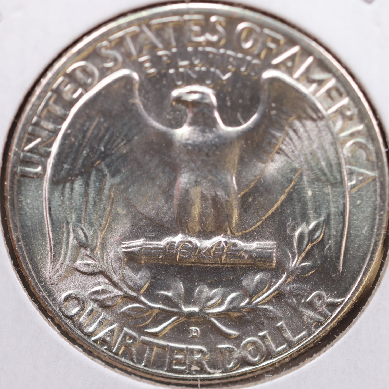 1950-D Washington Quarter, Mint State Uncirculated Coin, Store #QR1022