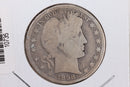 1898-O Barber Silver Half Dollar., About Good., Circulated Coin., Store