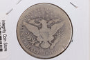 1898-O Barber Silver Half Dollar., About Good., Circulated Coin., Store