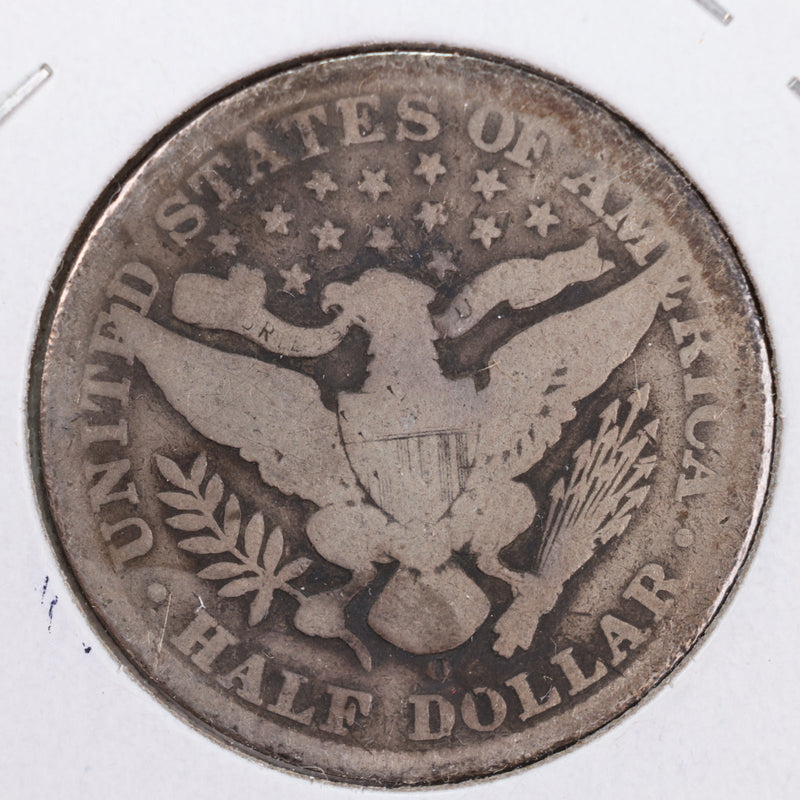 1898-O Barber Silver Half Dollar, Good Circulated Coin, Store