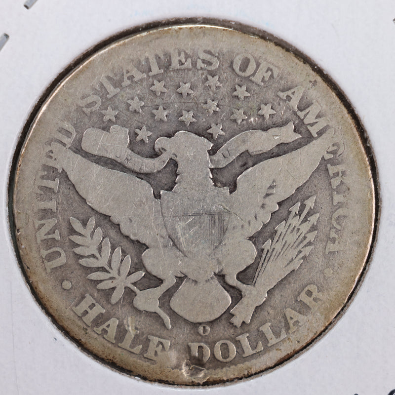 1898-O Barber Silver Half Dollar., Net Fair., Circulated Coin., Store