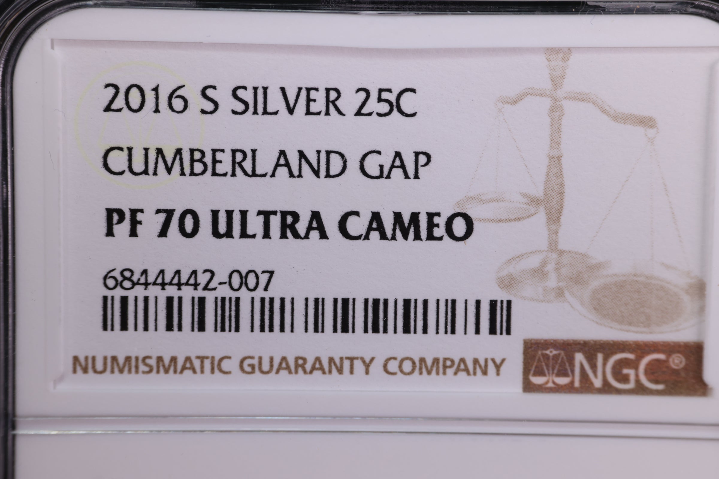2016-S National Park Silver Proof Quarter, NGC Certified, Store Sale #230826055