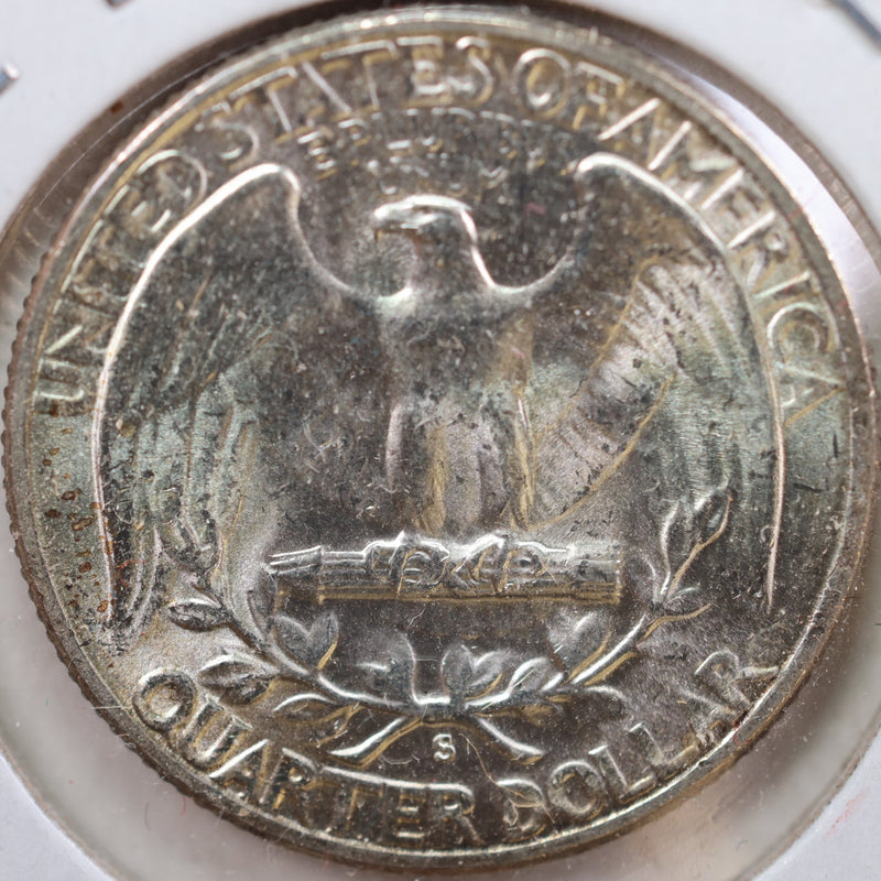 1950-S Washington Quarter, Mint State Uncirculated Coin, Store