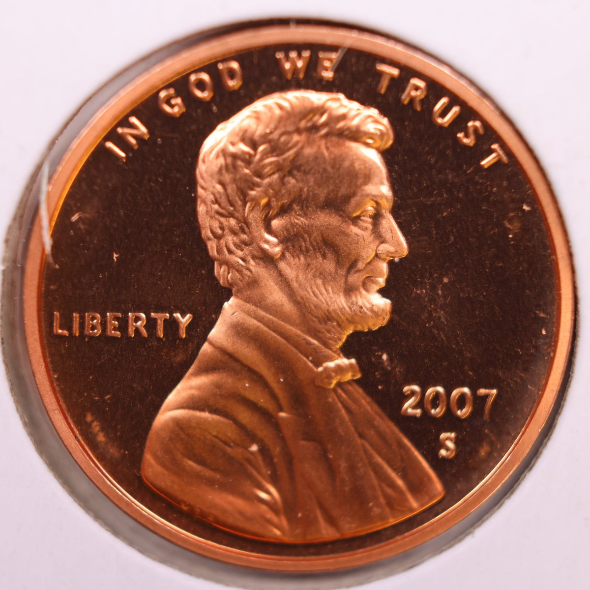 2007-S Lincoln Memorial Cent, Proof Uncirculated Coin, Store #CT1802