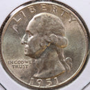 1951-S Washington Quarter, Mint State Uncirculated Coin, Store