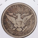 1899 Barber Silver Half Dollar., Very Good., Circulated Coin., Store