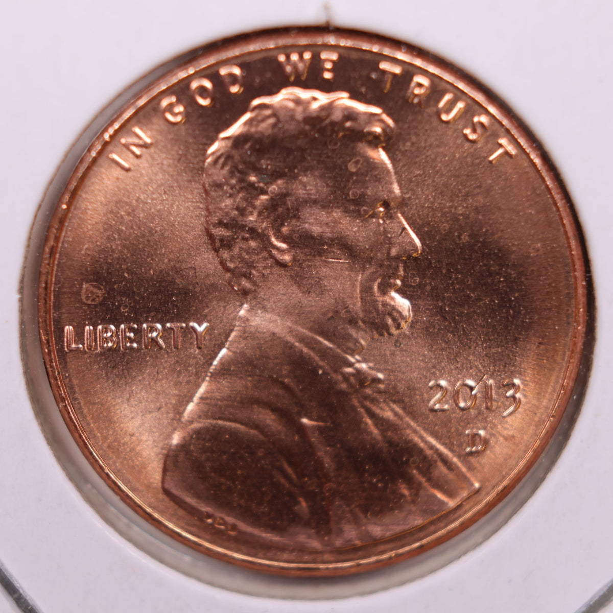 2013-D Lincoln Shield Cent, Uncirculated Coin, Store #CT1816
